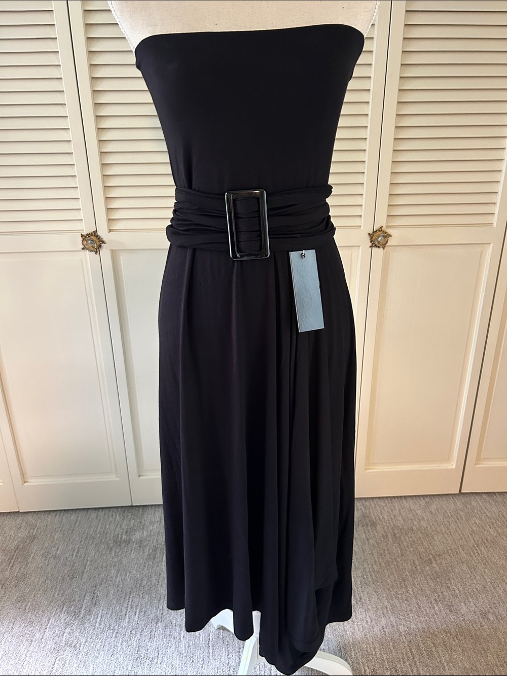 Cadarra Wear 20 Different Way Strapless Black Midi Dress From Australia